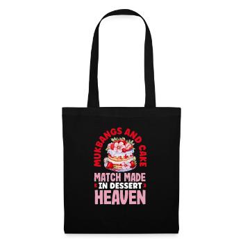 Mukbang and Cake - Tote Bag - black - Front