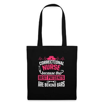 Correctional Nurse Nursing Correction Officer - Tote Bag - black - Front