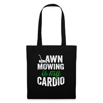 Lawn Mower Mowing Landscaping Landscaper - Tote Bag - black - Front