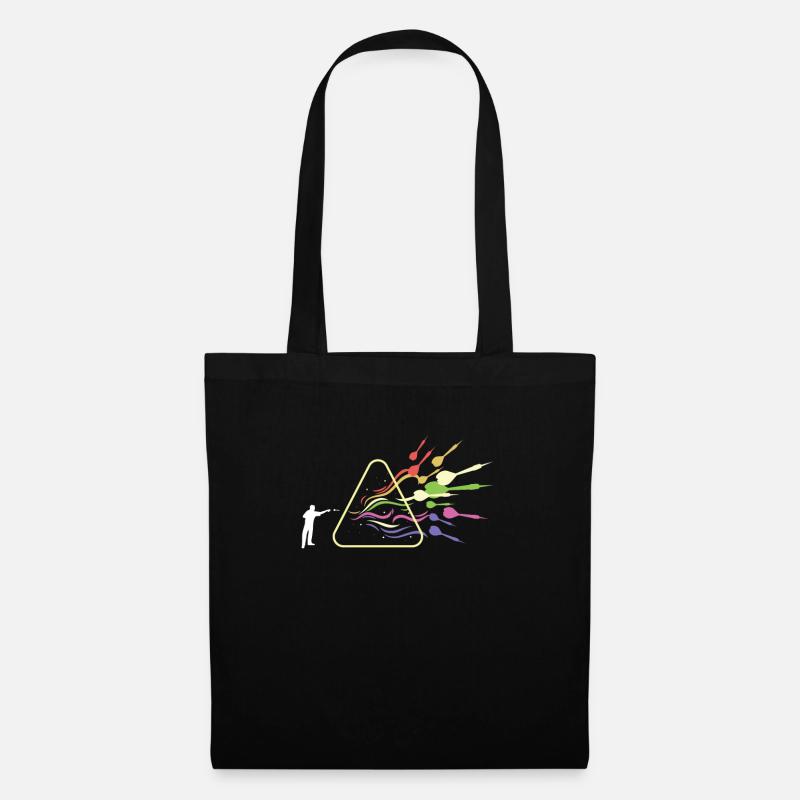 Dart Prisma Regenbogen Licht Lustig Physik - Stoffbeutel - Schwarz