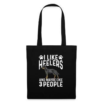 Australian Cattle Dog Red Blue Heeler - Tote Bag - black - Front