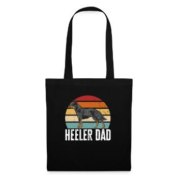 Australian Cattle Dog Red Blue Heeler - Tote Bag - black - Front