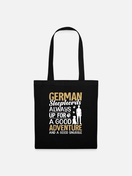 Deutscher Schäferhund - Stoffbeutel - Schwarz