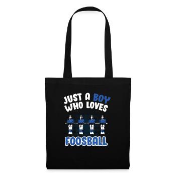 Just A Boy Who Loves Foosball Men Table Soccer Ent - Tote Bag - black - Front