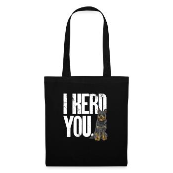 Australian Cattle Dog Red Blue Heeler - Tote Bag - black - Front