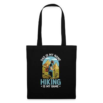 Randonnée Montagnes Escalade Randonneur Trek J’adore la randonnée - Sac en tissu - noir - Devant