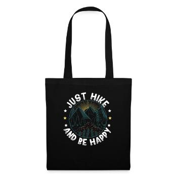 Randonnée Montagnes Escalade Randonneur Trek J’adore la randonnée - Sac en tissu - noir - Devant
