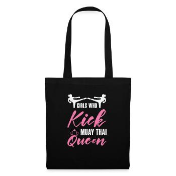 International Women's Day Muay Thai Girl Power - Tote Bag - black - Front