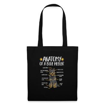 Australian Cattle Dog Red Blue Heeler - Tote Bag - black - Front