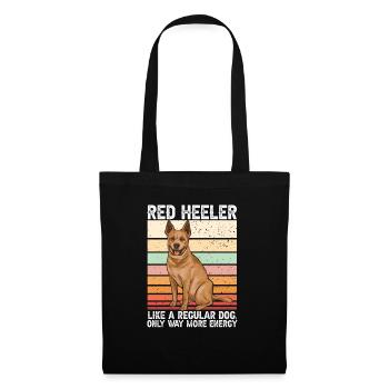Australian Cattle Dog Red Blue Heeler - Tote Bag - black - Front