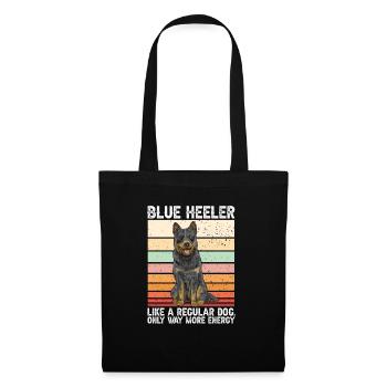 Australian Cattle Dog Red Blue Heeler - Tote Bag - black - Front