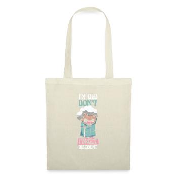 Rentner Rente Dont Forget My Discount - Stoffbeutel - Natur - Vorne