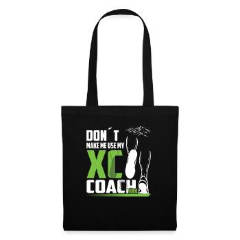 XC running present for men and women - Tote Bag - black - Front