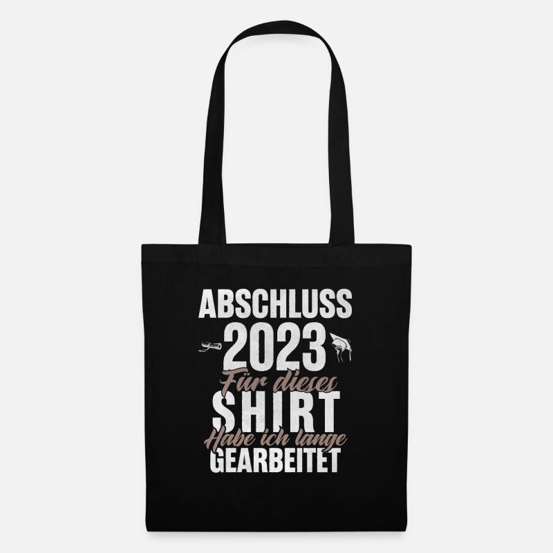 Abschluss 2023 - Stoffbeutel - Schwarz