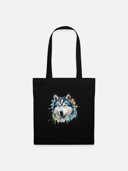 Alaskan Malamute - Stoffbeutel - Schwarz