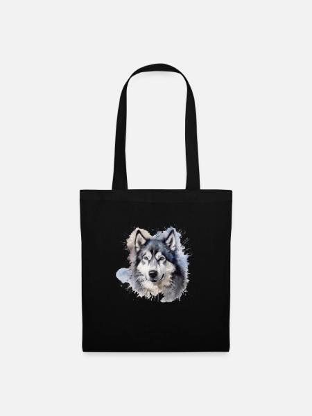 Alaskan Malamute - Stoffbeutel - Schwarz