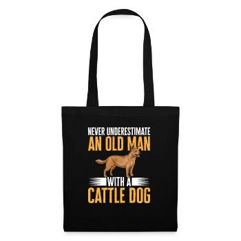 Australian Cattle Dog Red Blue Heeler - Tote Bag - black - Front