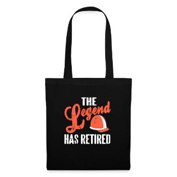 The Legend Has Retired Retro Funny Architecture - Tote Bag - black - Front