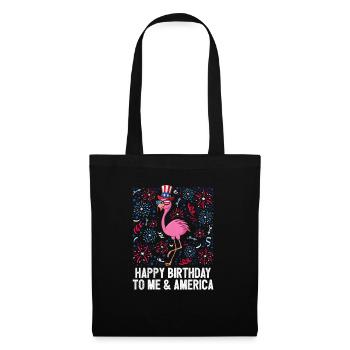 4 juillet Joyeux anniversaire à moi et au drapeau de l’Amérique - Sac en tissu - noir - Devant