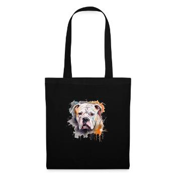American Bulldog - Stoffbeutel - Schwarz - Vorne