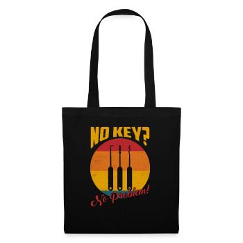 Pas de clé ? Aucun problème! Serrurier Serrurier - Sac en tissu - noir - Devant