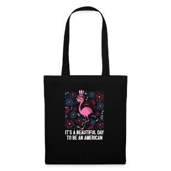 4 juillet C’est une belle journée pour être un - Sac en tissu - noir - Devant