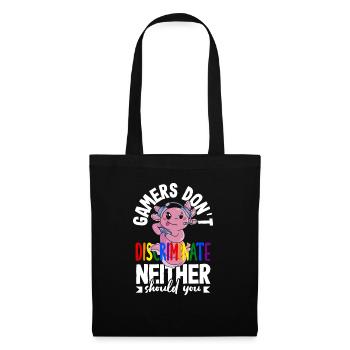 Gamers don't discriminate - neither should you - Tote Bag - black - Front