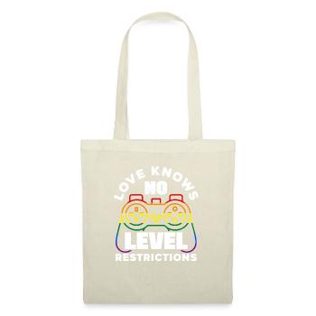 Love knows no level restrictions LGBTQ+ Gamer - Tote Bag - nature - Front