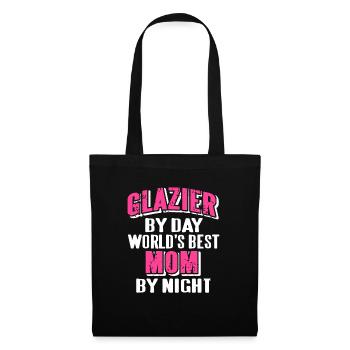 Glazier By Day World’s Best Mom By Night Funny - Sac en tissu - noir - Devant