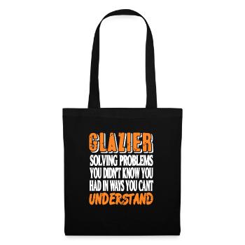 Vitrier résolvant des problèmes que vous ne saviez pas que vous aviez - Sac en tissu - noir - Devant