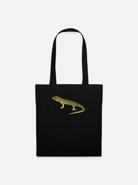 Madagaskar Taggecko I Reptilien Motiv für - Stoffbeutel - Schwarz