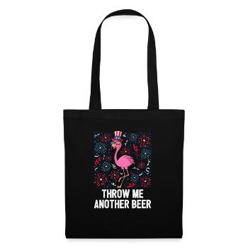 4th Of July Throw Me Another Beer American Flag - Tote Bag - black - Front