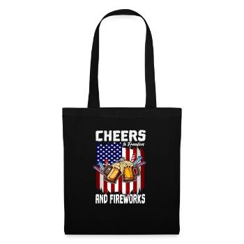 4th Of July Freedom And Fireworks Day Drinking - Tote Bag - black - Front