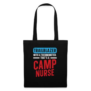 Camp Nurse Camping Nursing Registered Nurse Camper - Sac en tissu - noir - Devant