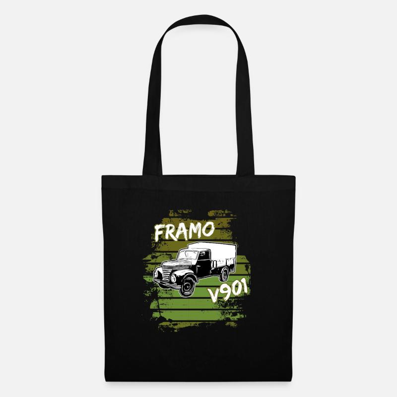 Framo pritsche Transporter Lkw DDR IFA Oldtimer - Stoffbeutel - Schwarz