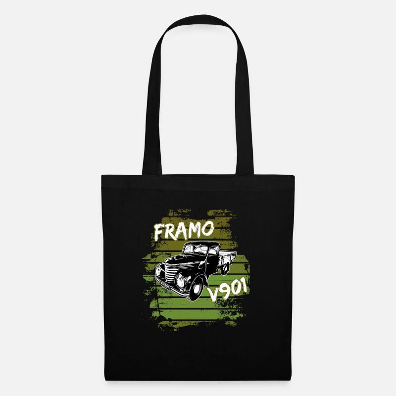 Framo pritsche Transporter Lkw DDR IFA Oldtimer - Stoffbeutel - Schwarz