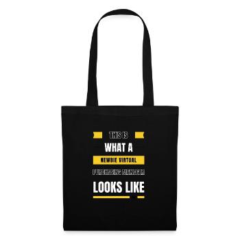 Newbie virtual purchasing manager - Tote Bag - black - Front