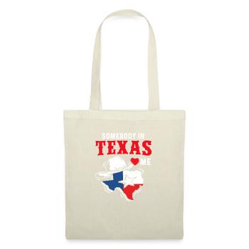 Texas Cadeau Huston Austin Dallas El Paso Rodeo - Sac en tissu - nature - Devant