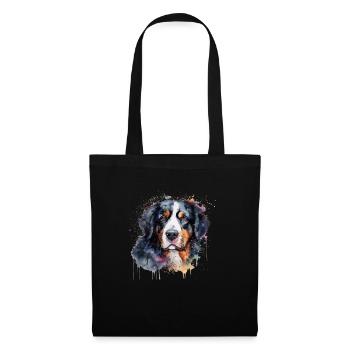 Bernese Mountain Dog - Stoffbeutel - Schwarz - Vorne
