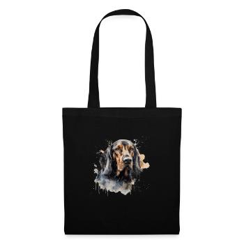 Black and Tan Coonhound - Tote Bag - black - Front