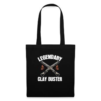 Shooting Skeet Clay Pigeon Shooting - Tote Bag - black - Front