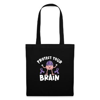 Alzheimer's Awareness Brain Mental Health - Tote Bag - black - Front