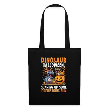 Dinosaur Halloween Trick Or Treat Dino Lover - Tote Bag - black - Front