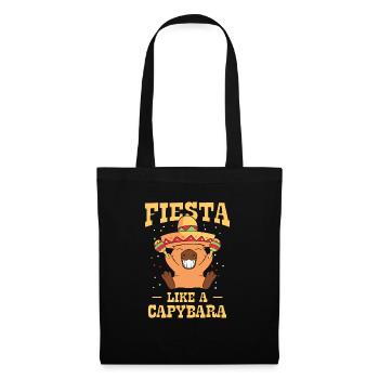 Capybara Mariachi Cinco de Mayo Fiesta - Sac en tissu - noir - Devant