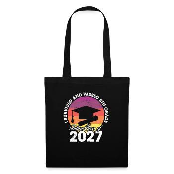 8th Grade Funny Graduation Future Class De 2027 - Sac en tissu - noir - Devant