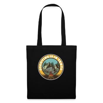 Boy Scout Cool Scouting est dans des tentes - Sac en tissu - noir - Devant