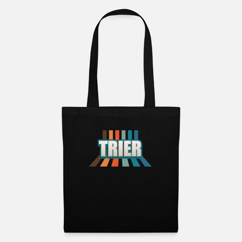 Triererin Trierer Trier - Stoffbeutel - Schwarz