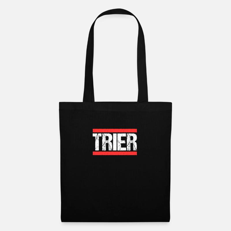 Triererin Trierer Trier - Stoffbeutel - Schwarz