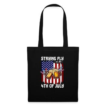 Rester voler le 4 juillet Party American - Sac en tissu - noir - Devant