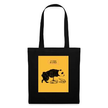 CELA POURRAIT ÊTRE PIRE - Sac en tissu - noir - Devant
